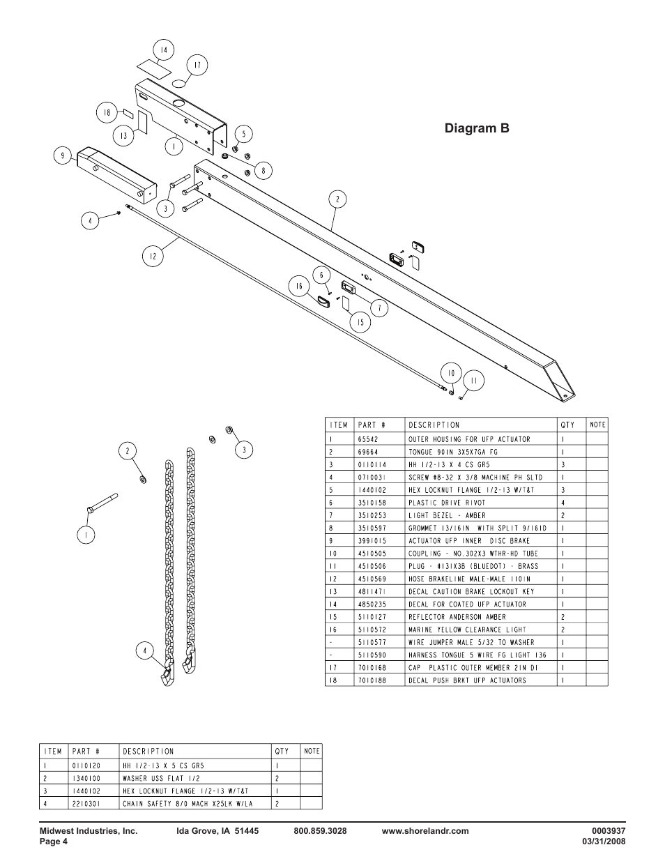 Diagram b | ShoreLand'r PT2147TABB User Manual | Page 4 / 10