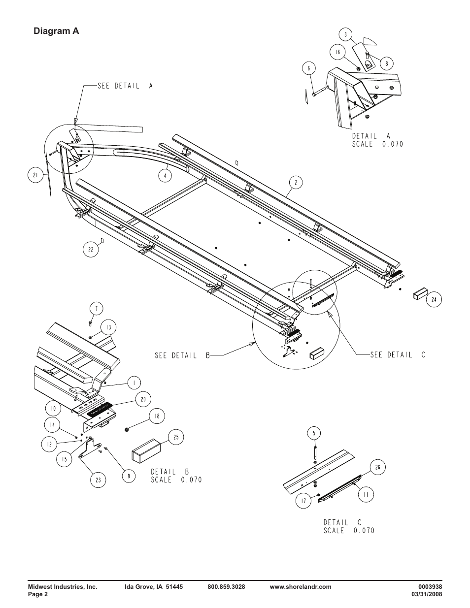 Diagram a | ShoreLand'r PT2147TB User Manual | Page 2 / 10