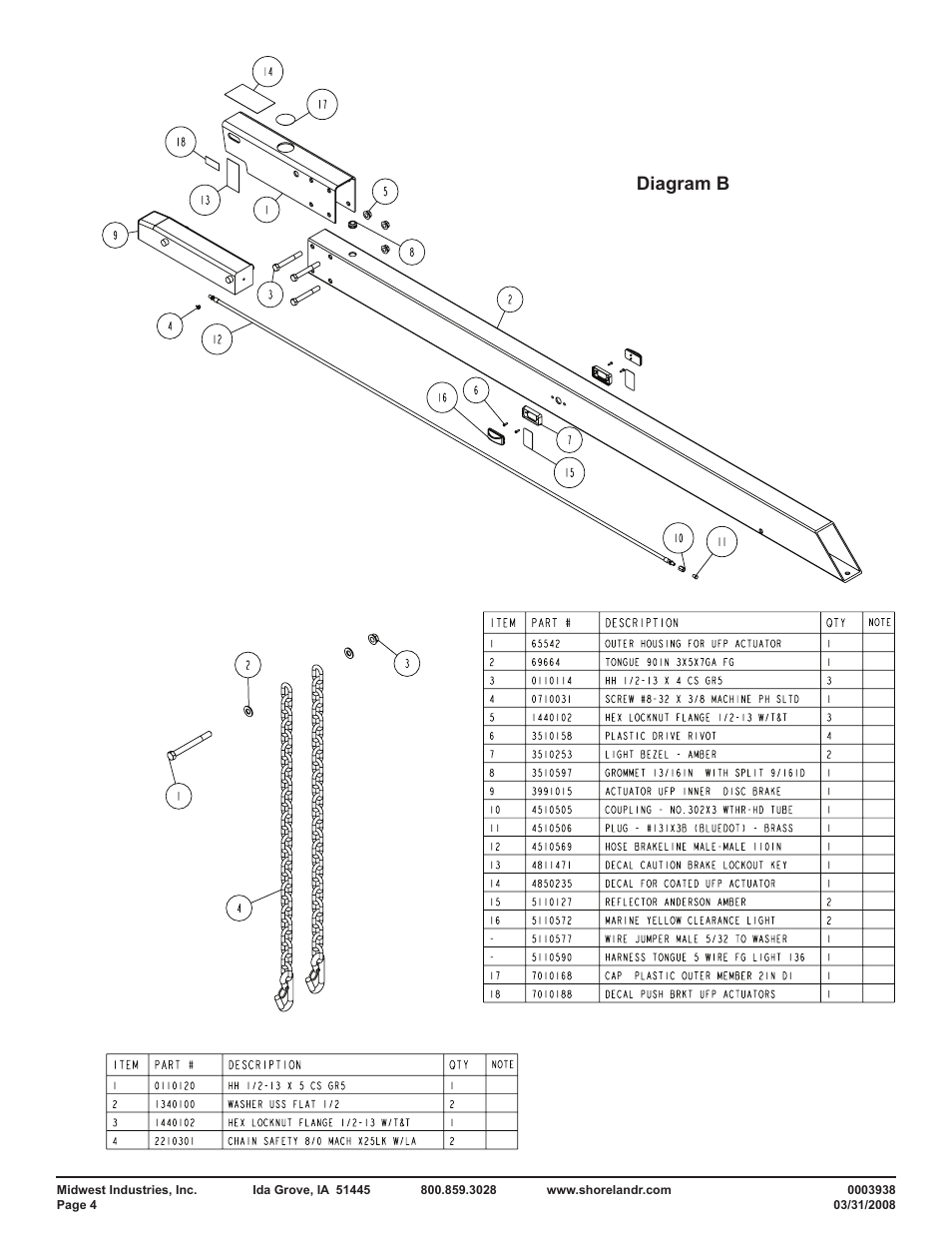 Diagram b | ShoreLand'r PT2147TB User Manual | Page 4 / 10