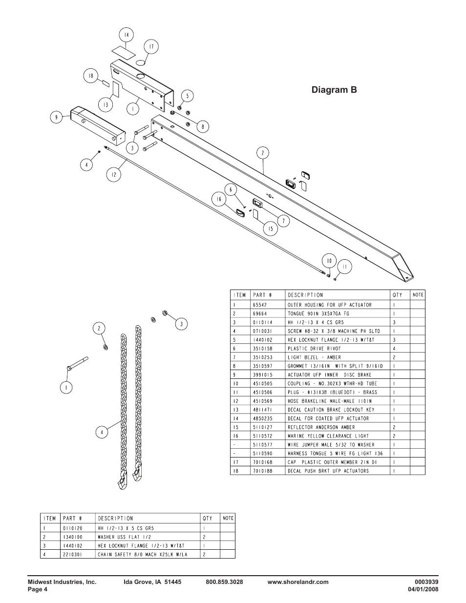 Diagram b | ShoreLand'r PT2147TBB User Manual | Page 4 / 10