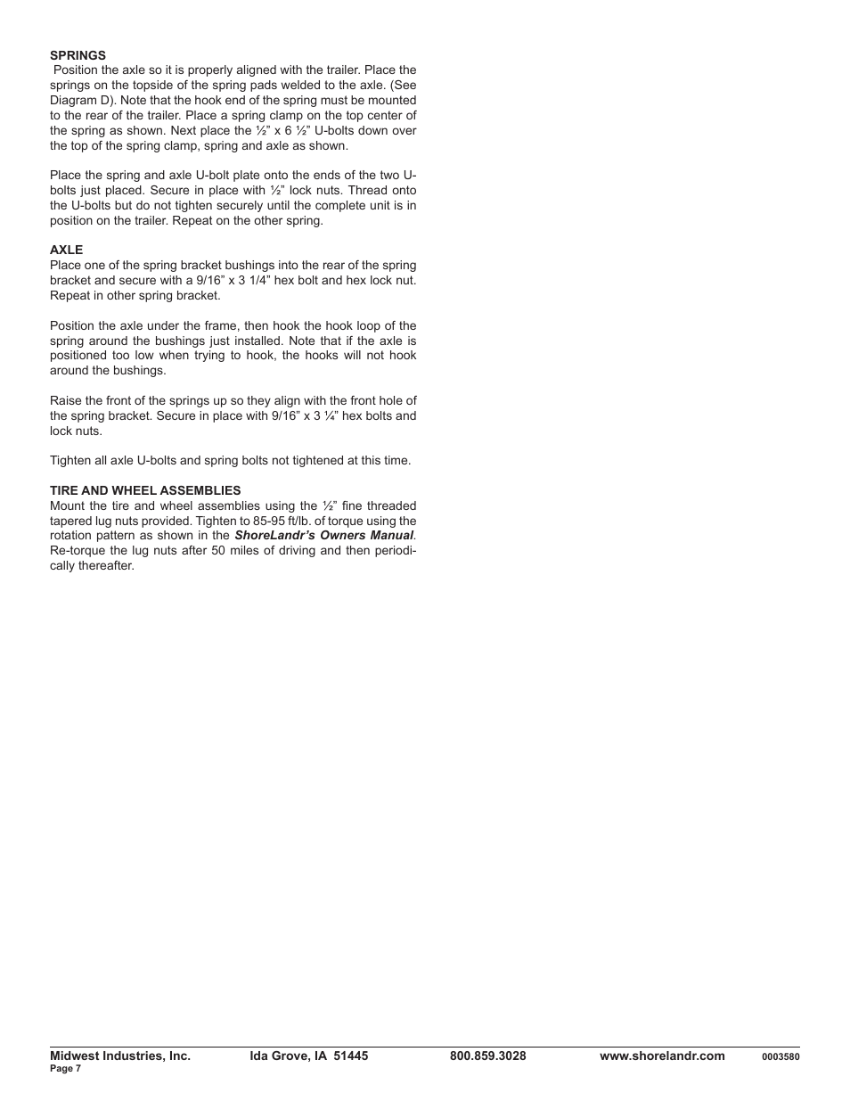 ShoreLand'r PT21AL User Manual | Page 7 / 8