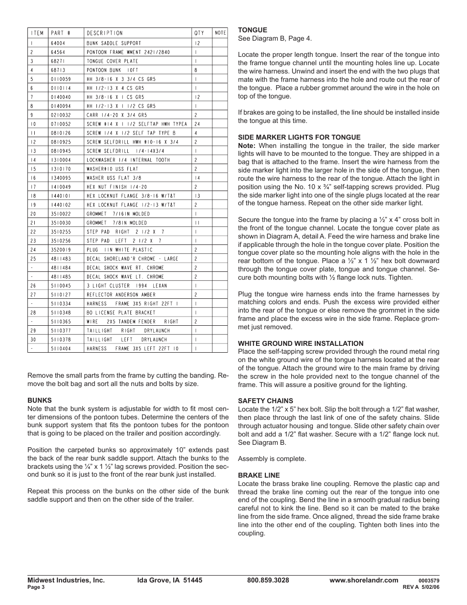 ShoreLand'r PT21BL User Manual | Page 3 / 8