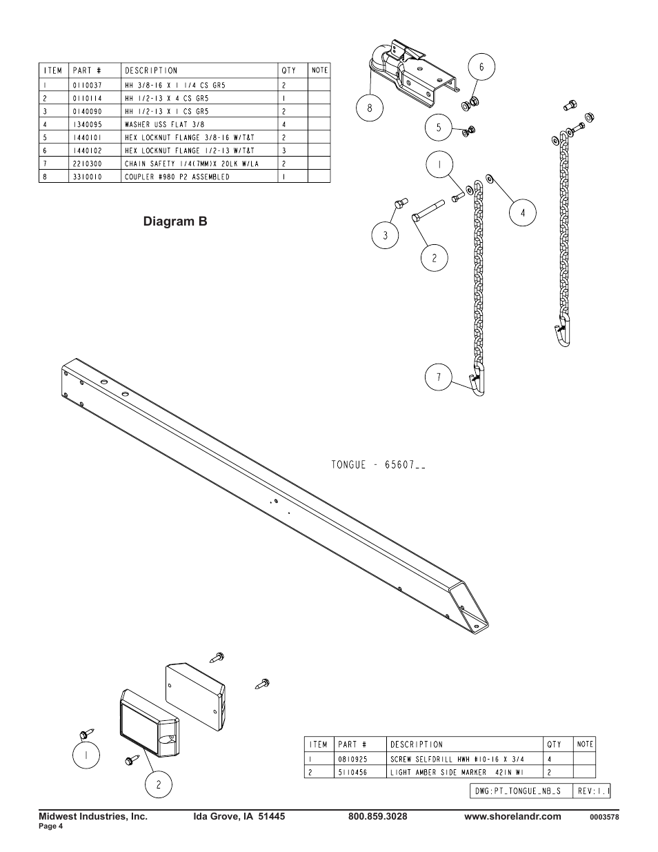 Diagram b | ShoreLand'r PT21L User Manual | Page 4 / 8
