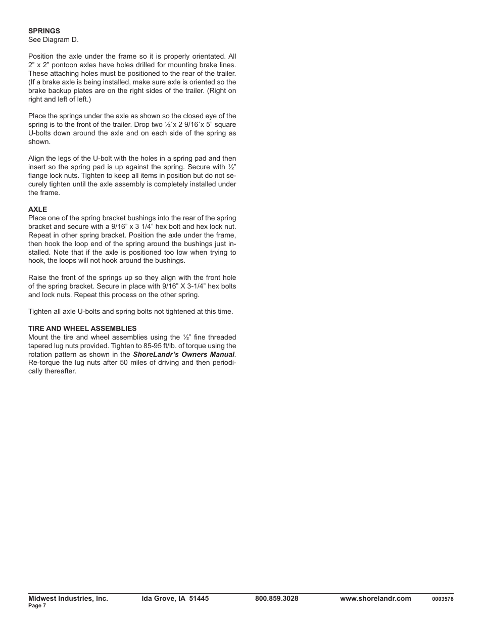 ShoreLand'r PT21L User Manual | Page 7 / 8