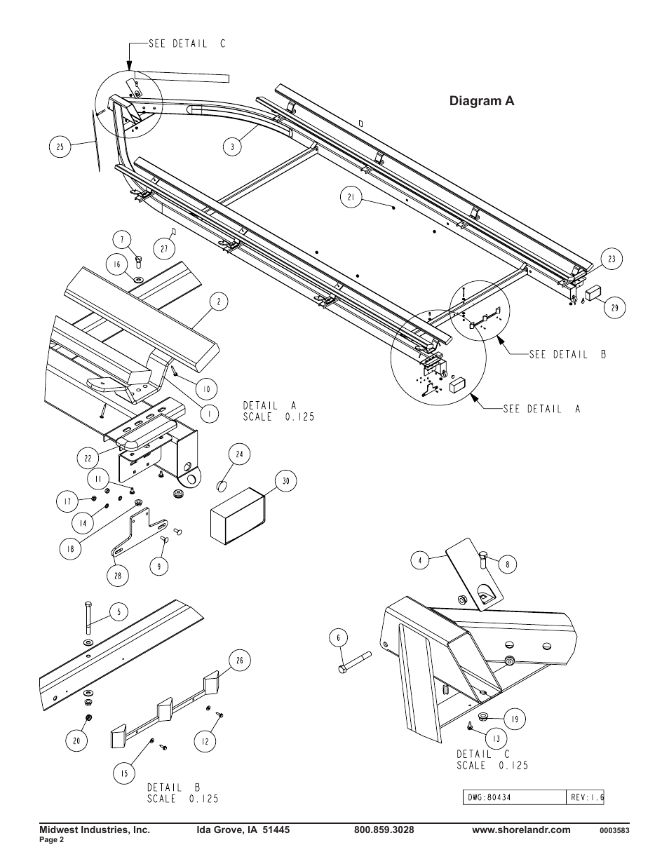 Diagram a | ShoreLand'r PT22AM User Manual | Page 2 / 8