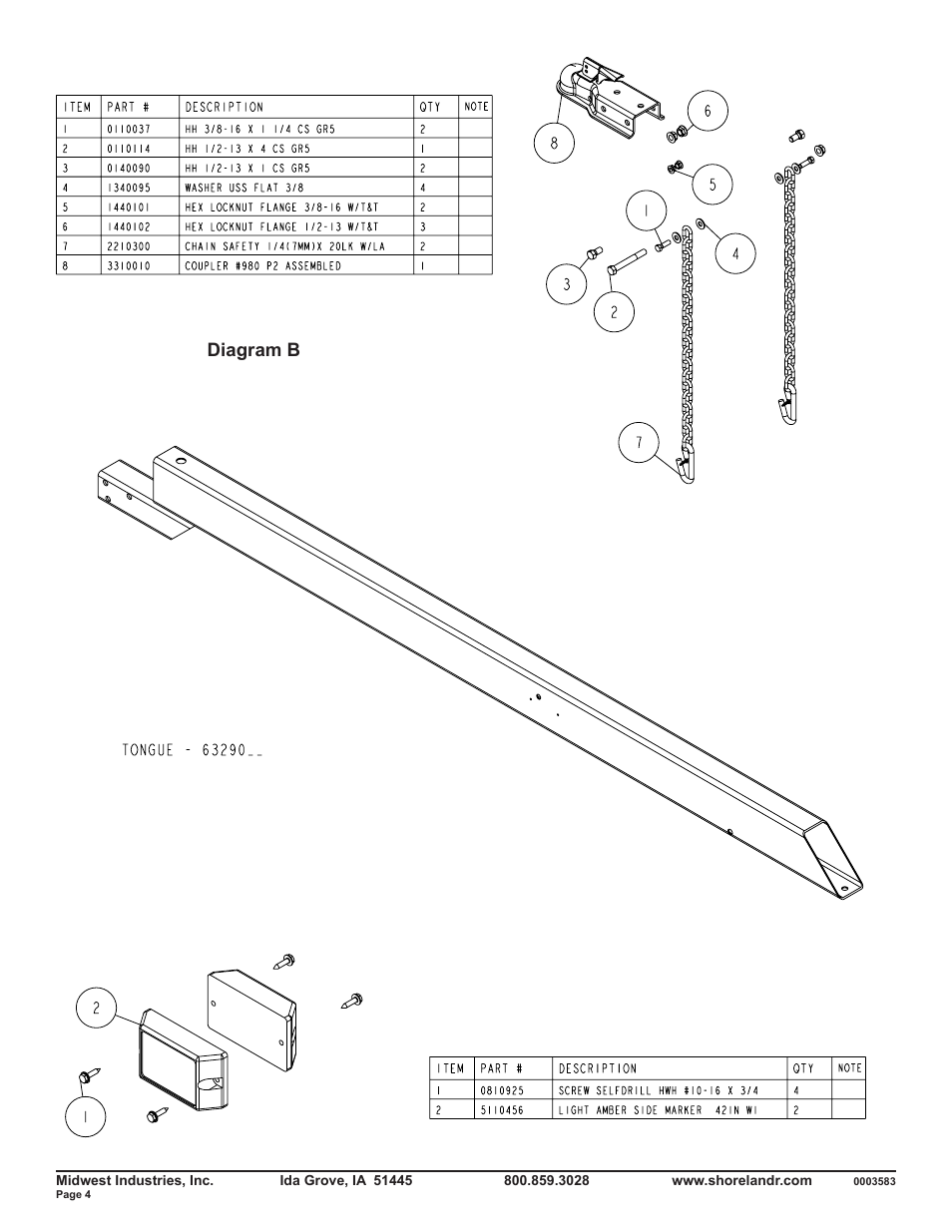 Diagram b | ShoreLand'r PT22AM User Manual | Page 4 / 8
