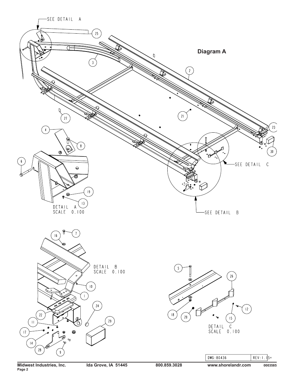 Diagram a | ShoreLand'r PT22M User Manual | Page 2 / 8