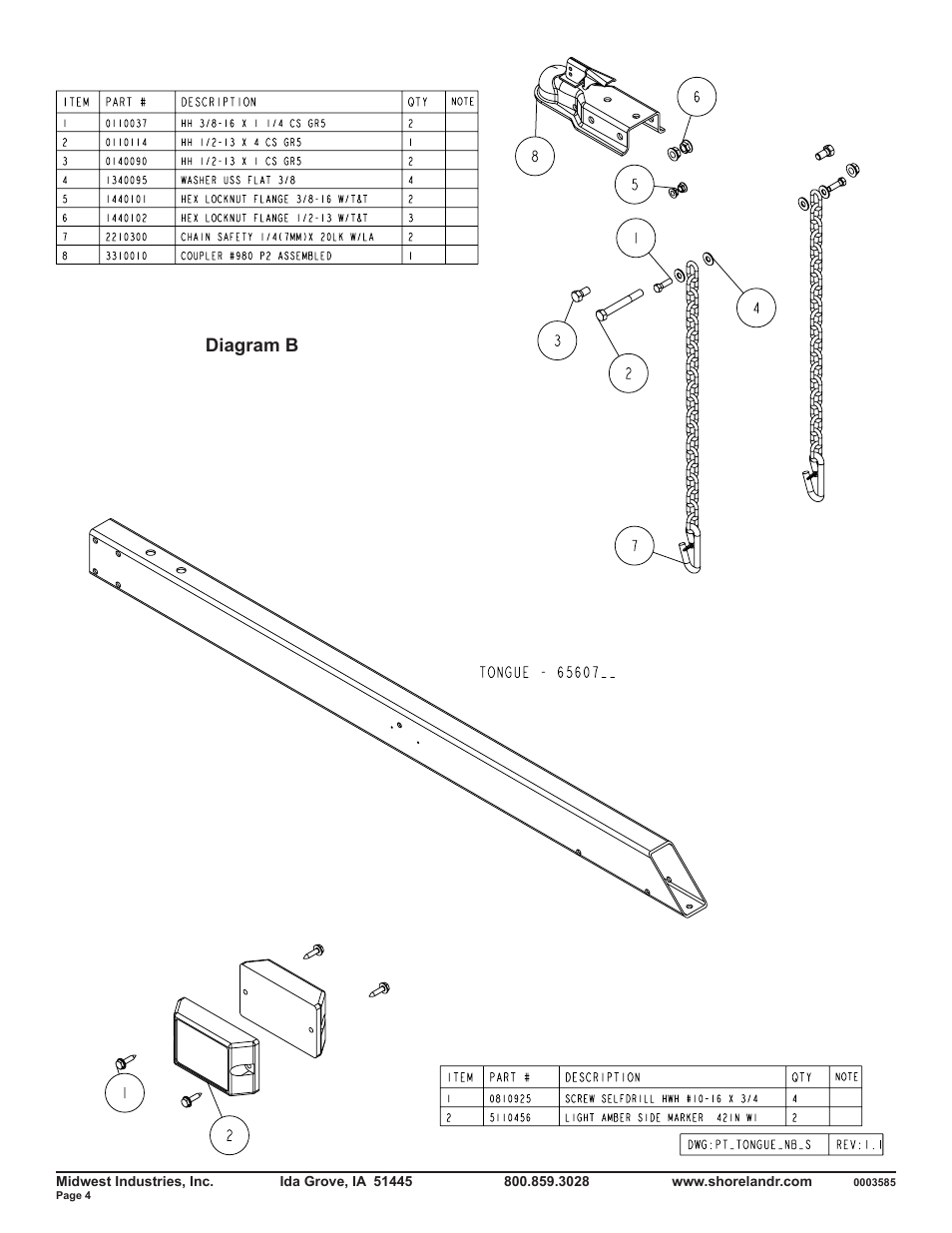 Diagram b | ShoreLand'r PT22M User Manual | Page 4 / 8