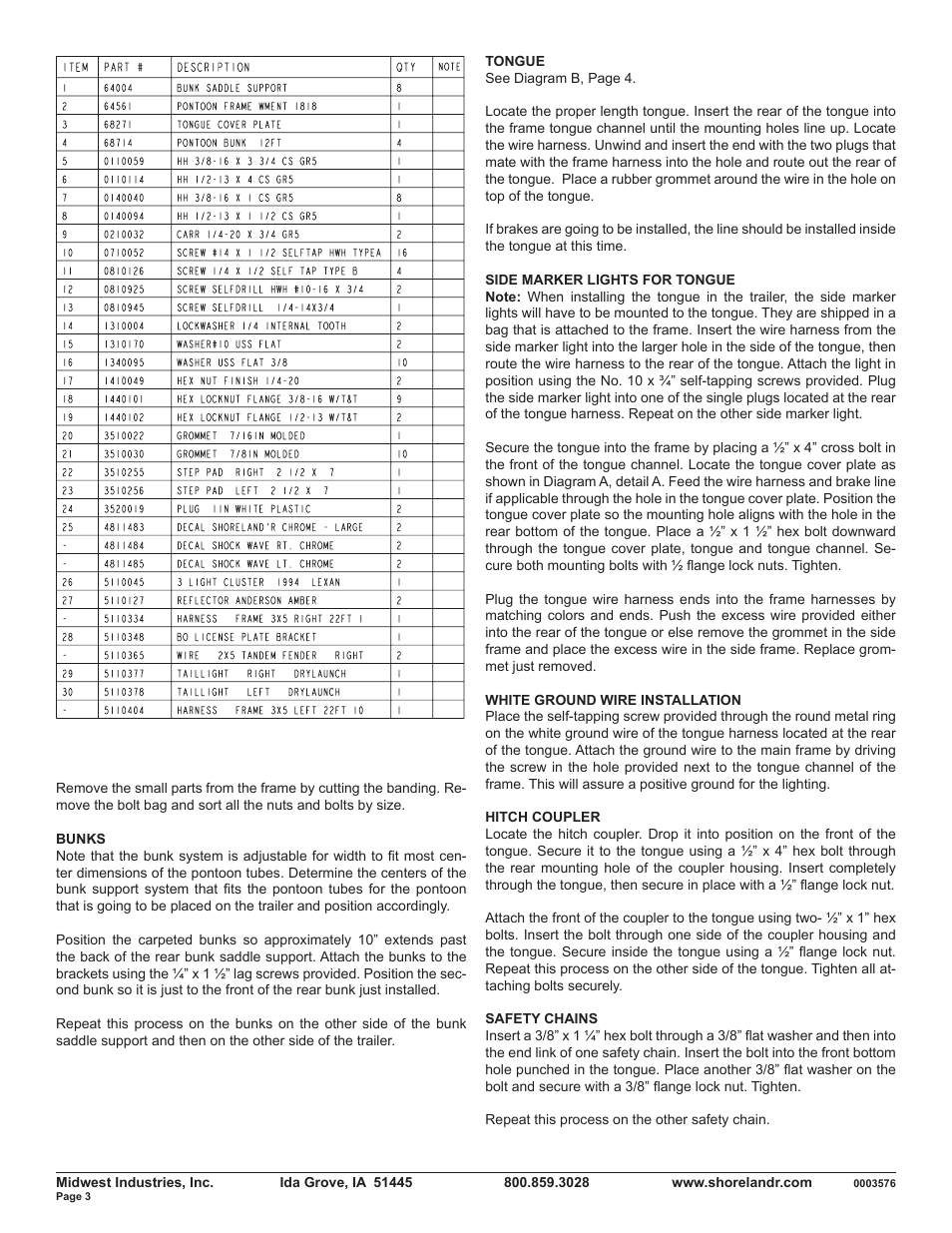 ShoreLand'r PT22S User Manual | Page 3 / 8