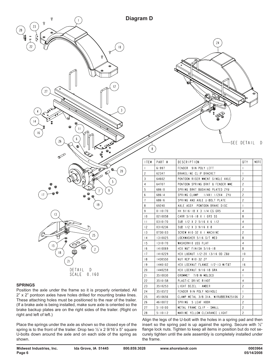 Diagram d | ShoreLand'r PT2325AB User Manual | Page 6 / 10