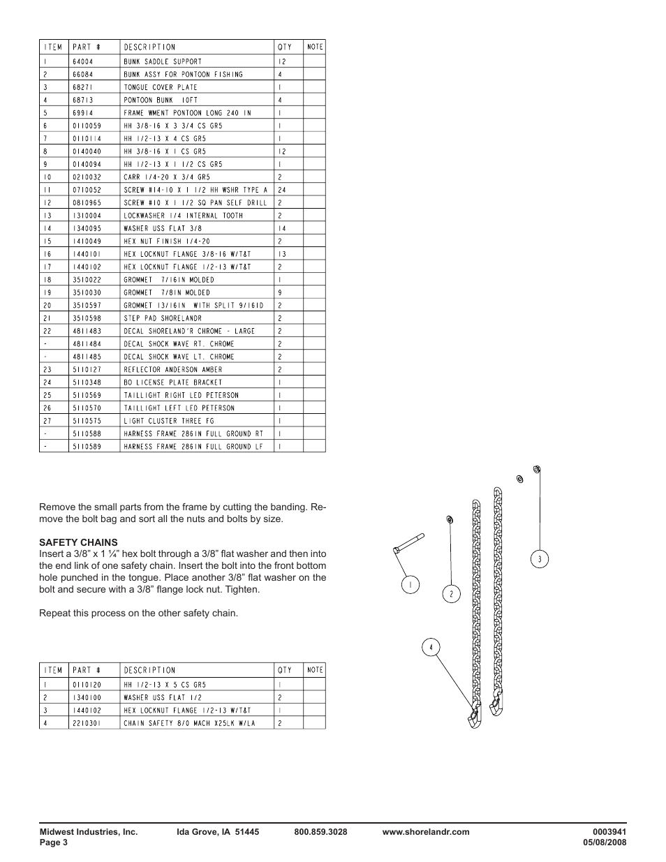 ShoreLand'r PT2347TAB User Manual | Page 3 / 12