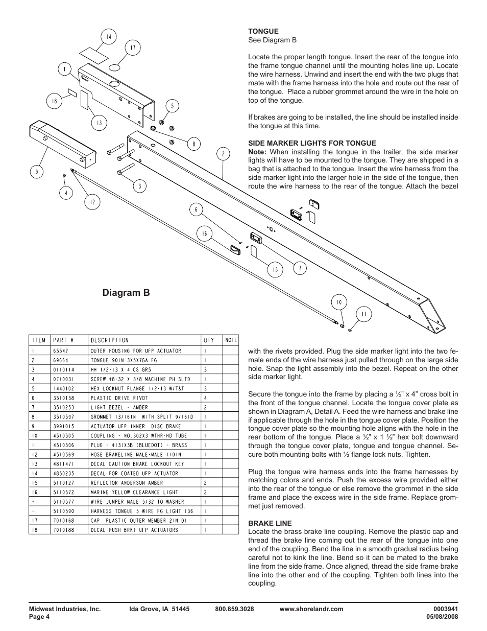 Diagram b | ShoreLand'r PT2347TAB User Manual | Page 4 / 12