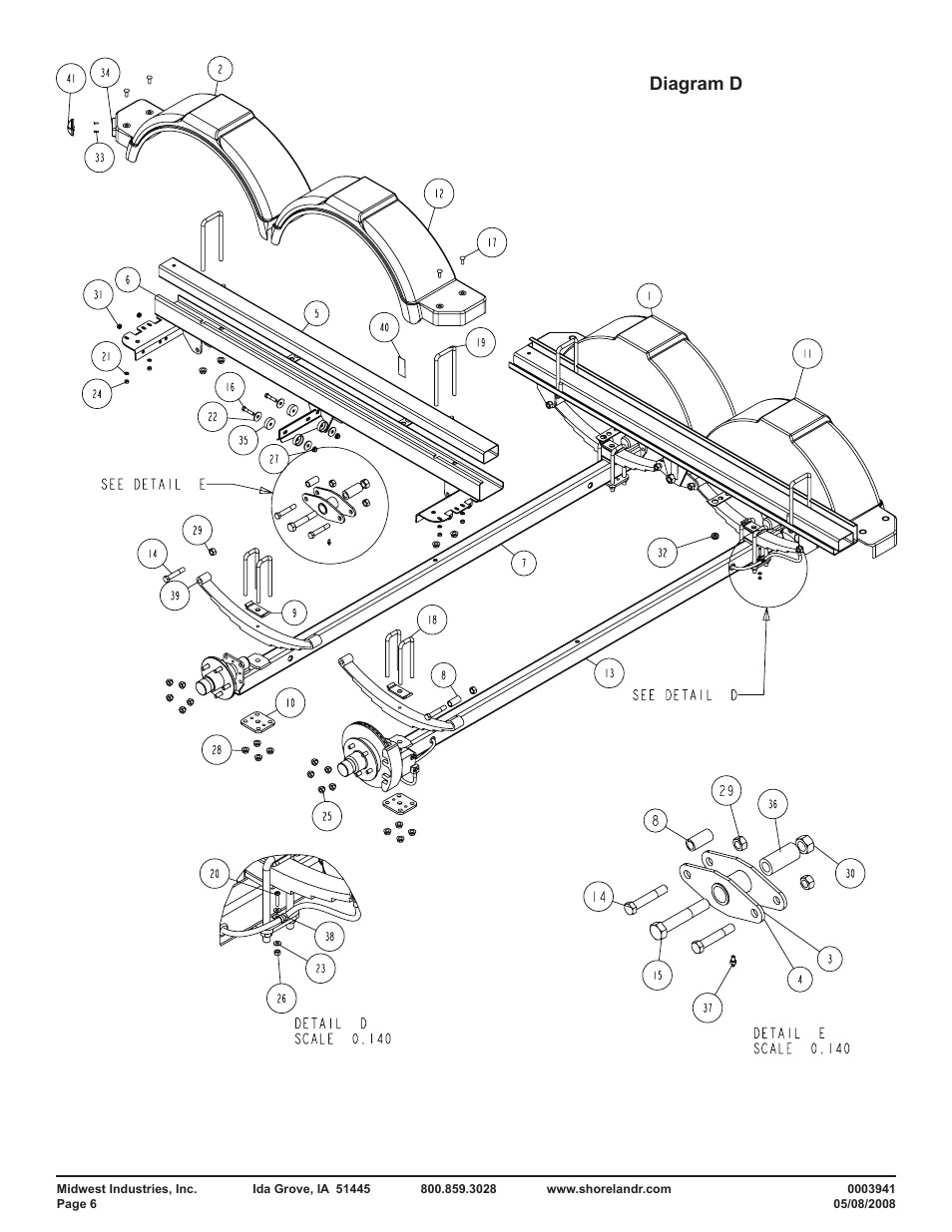 Diagram d | ShoreLand'r PT2347TAB User Manual | Page 6 / 12