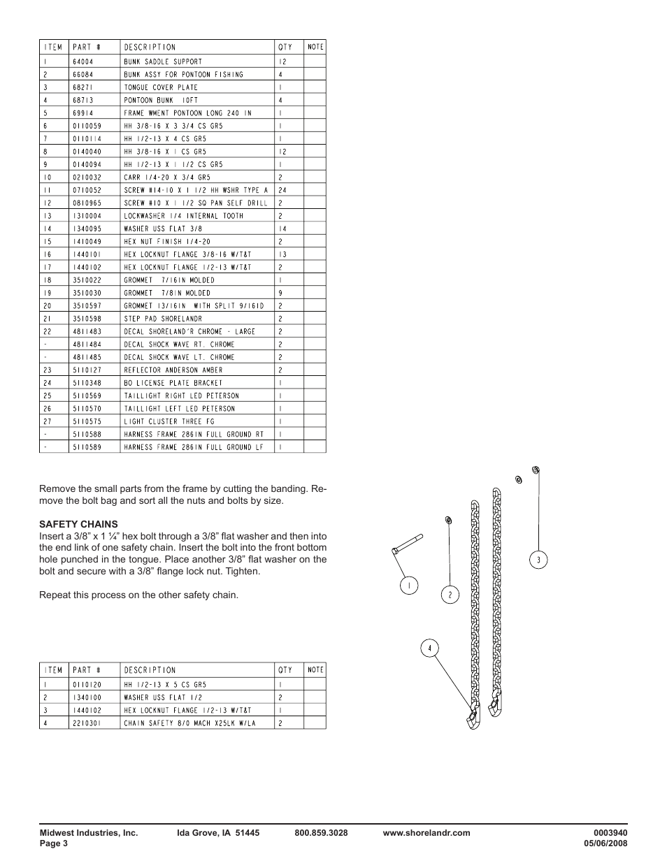 ShoreLand'r PT2347TB User Manual | Page 3 / 12