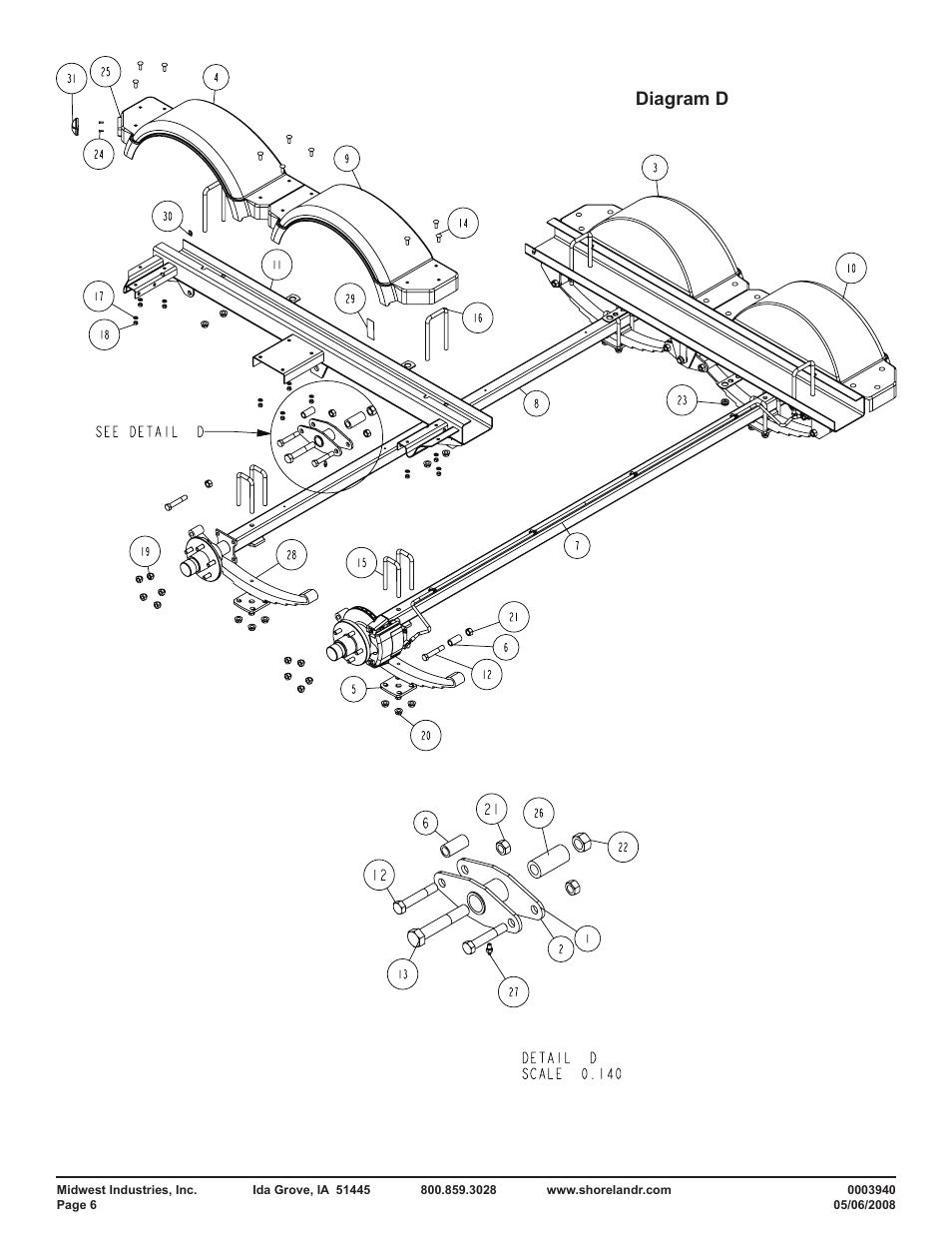Diagram d | ShoreLand'r PT2347TB User Manual | Page 6 / 12