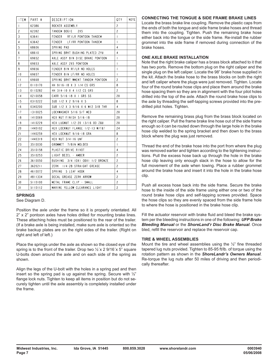 ShoreLand'r PT2347TB User Manual | Page 7 / 12