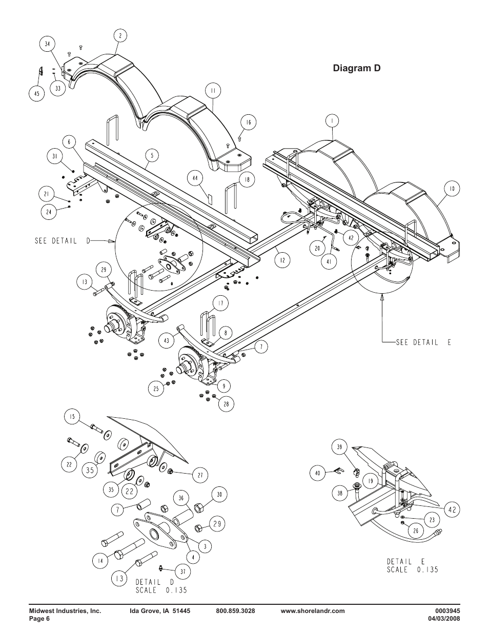 Diagram d | ShoreLand'r PT2555TABB User Manual | Page 6 / 10