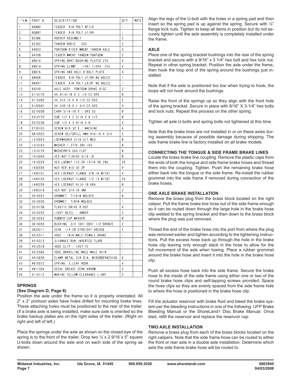 ShoreLand'r PT2555TABB User Manual | Page 7 / 10