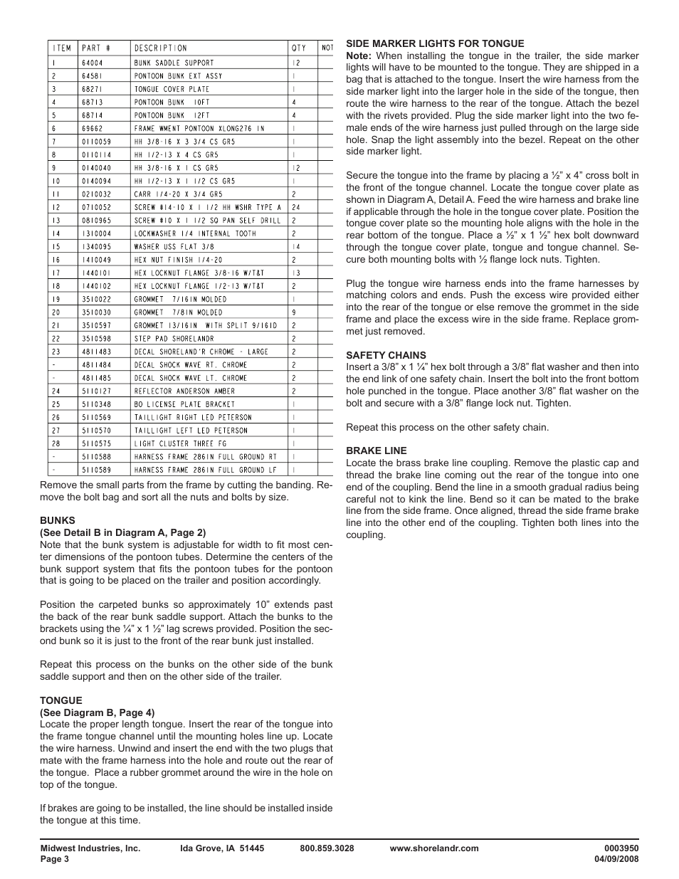 ShoreLand'r PT2947TB User Manual | Page 3 / 10