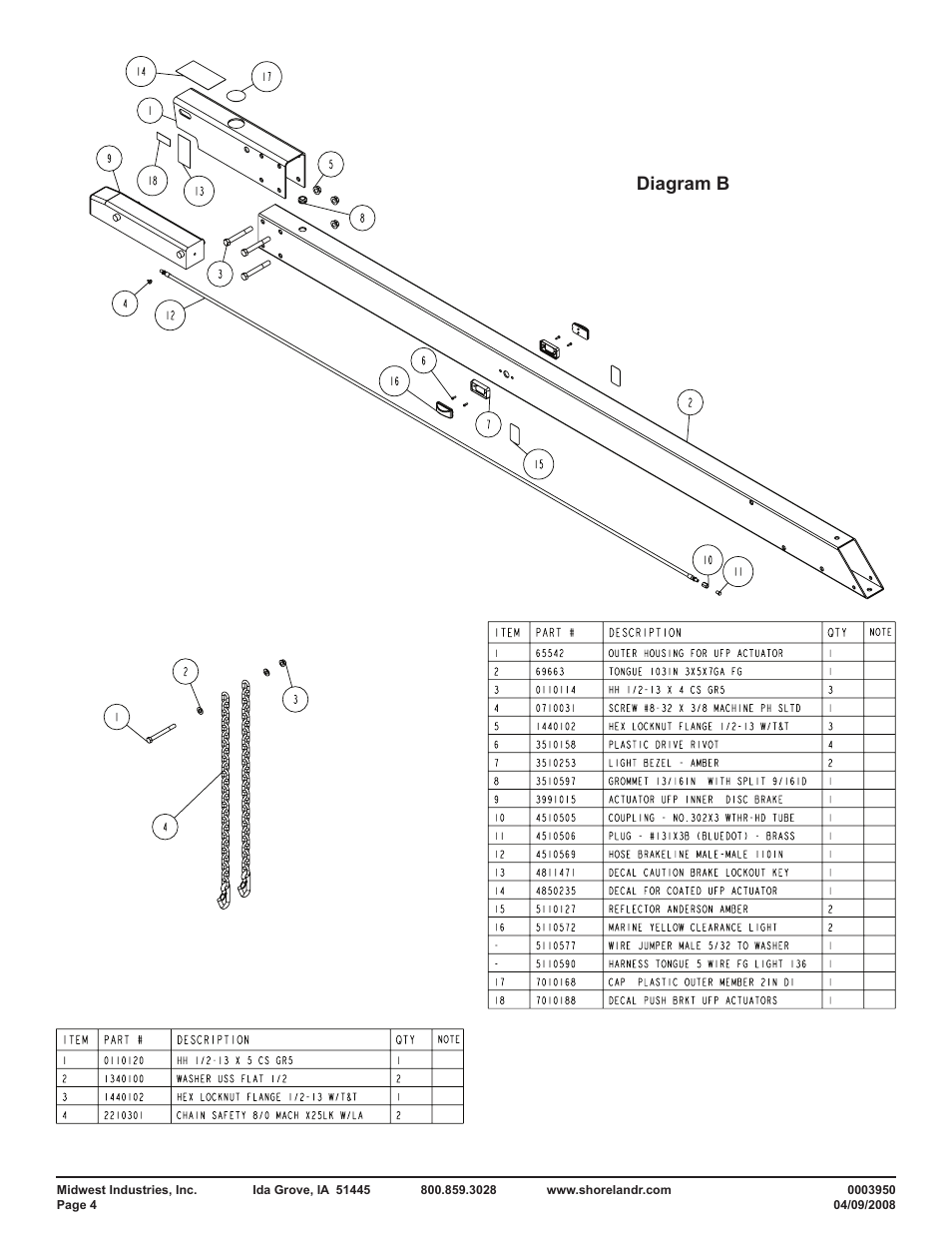 Diagram b | ShoreLand'r PT2947TB User Manual | Page 4 / 10