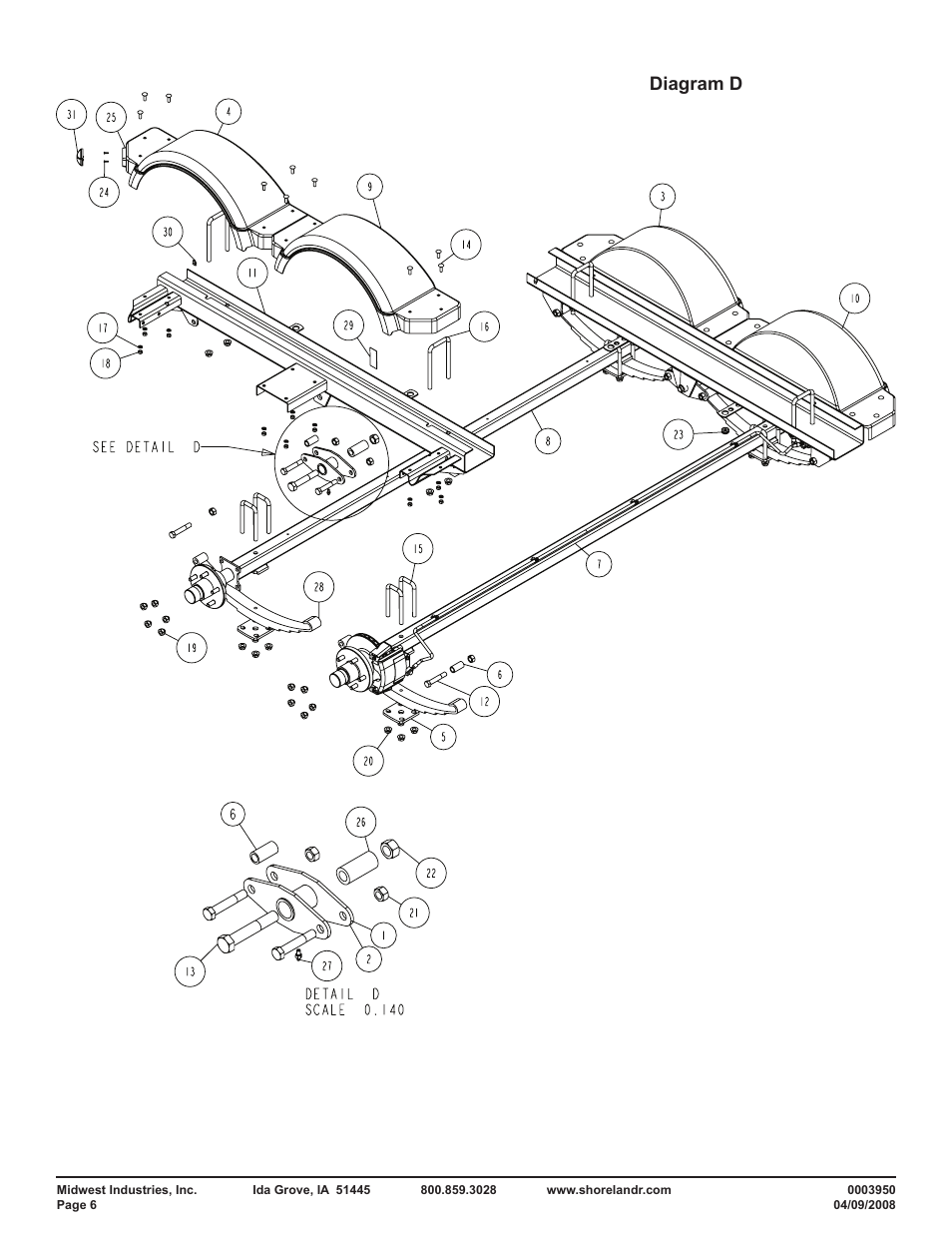 Diagram d | ShoreLand'r PT2947TB User Manual | Page 6 / 10