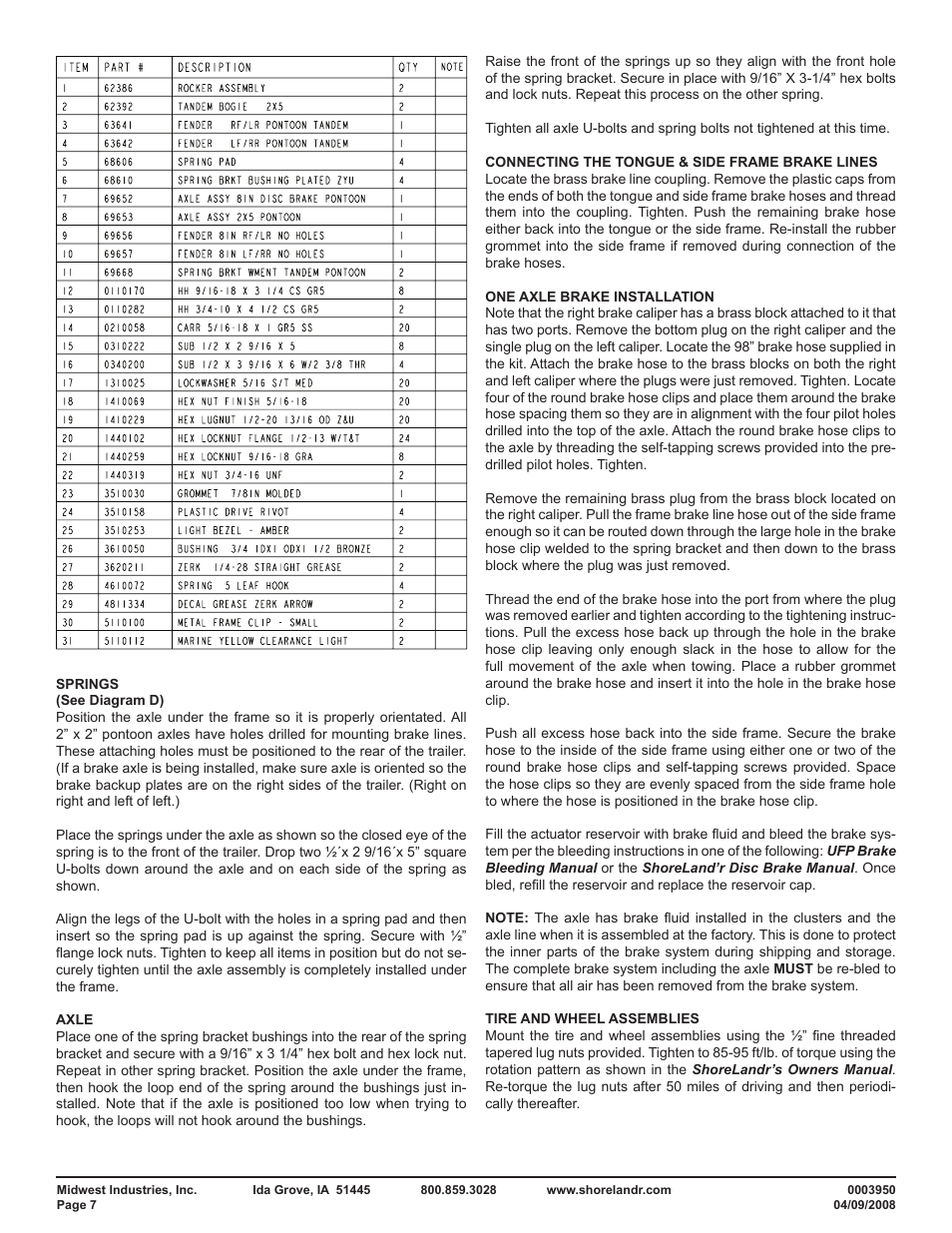 ShoreLand'r PT2947TB User Manual | Page 7 / 10