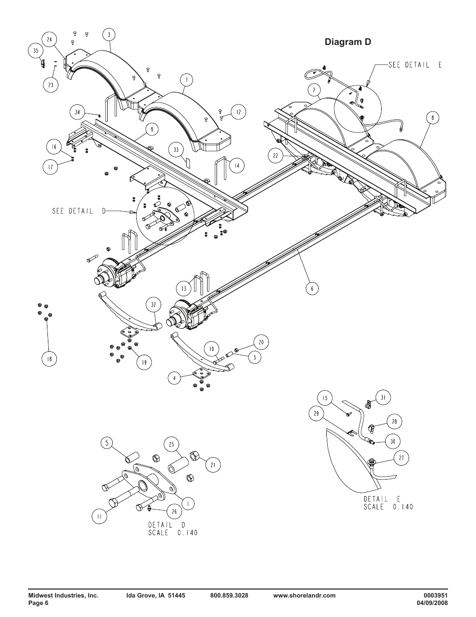 Diagram d | ShoreLand'r PT2947TBB User Manual | Page 6 / 10