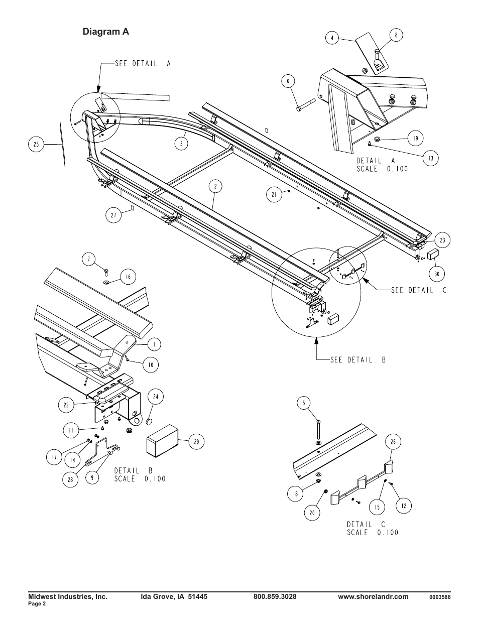 Diagram a | ShoreLand'r PT30TABBM User Manual | Page 2 / 10
