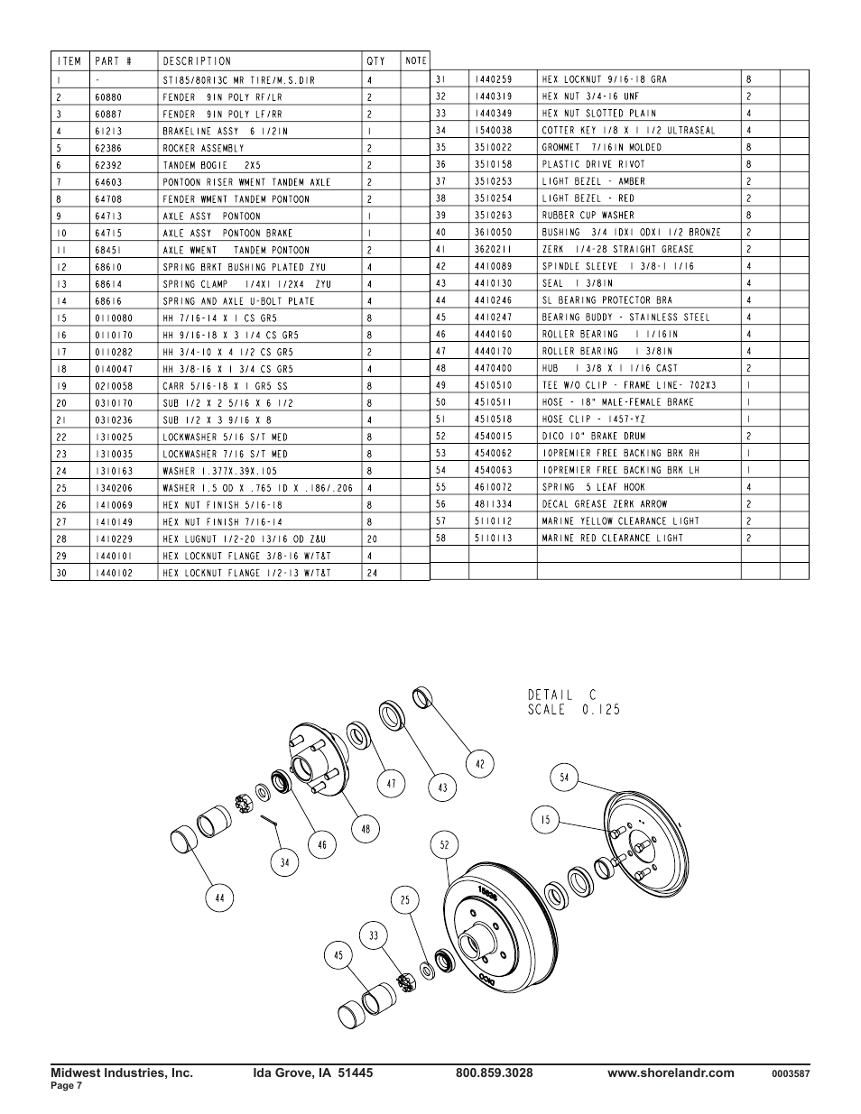ShoreLand'r PT30TABM User Manual | Page 7 / 8