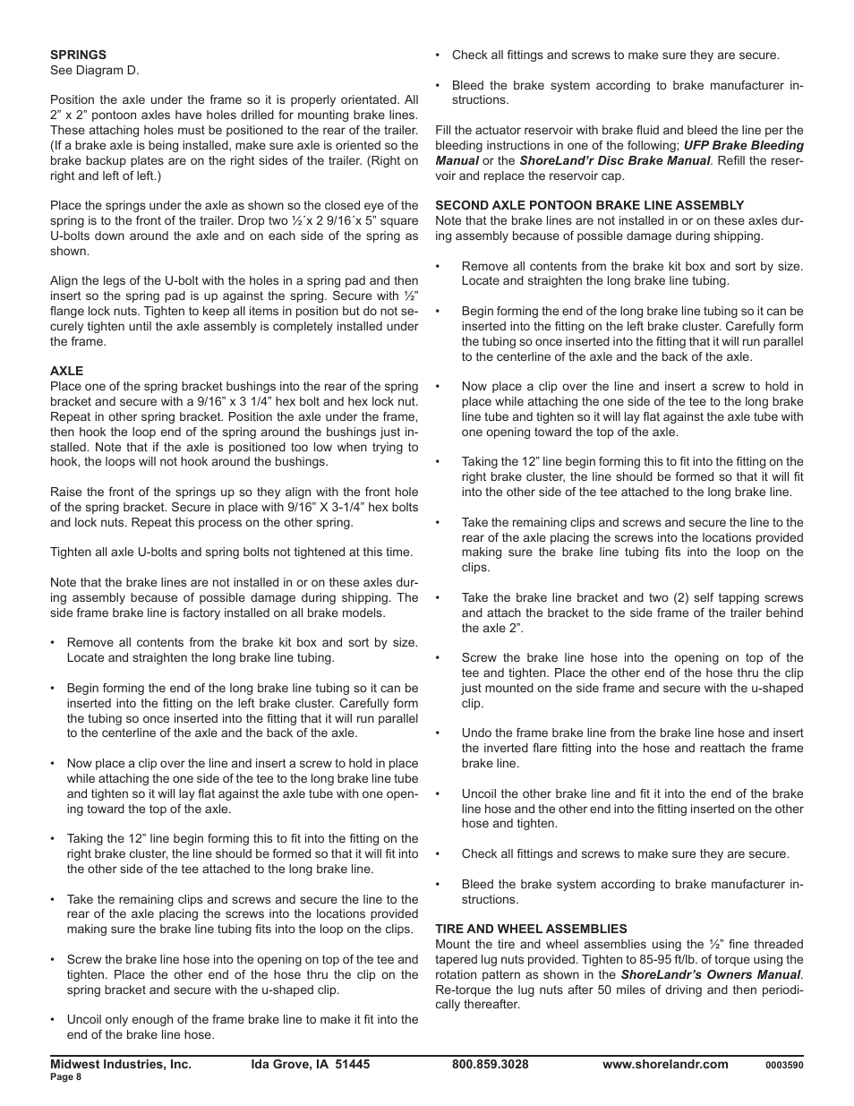 ShoreLand'r PT30TBBM User Manual | Page 8 / 10