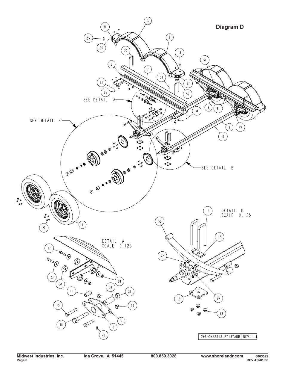 Diagram d | ShoreLand'r PT47TABBL User Manual | Page 6 / 10