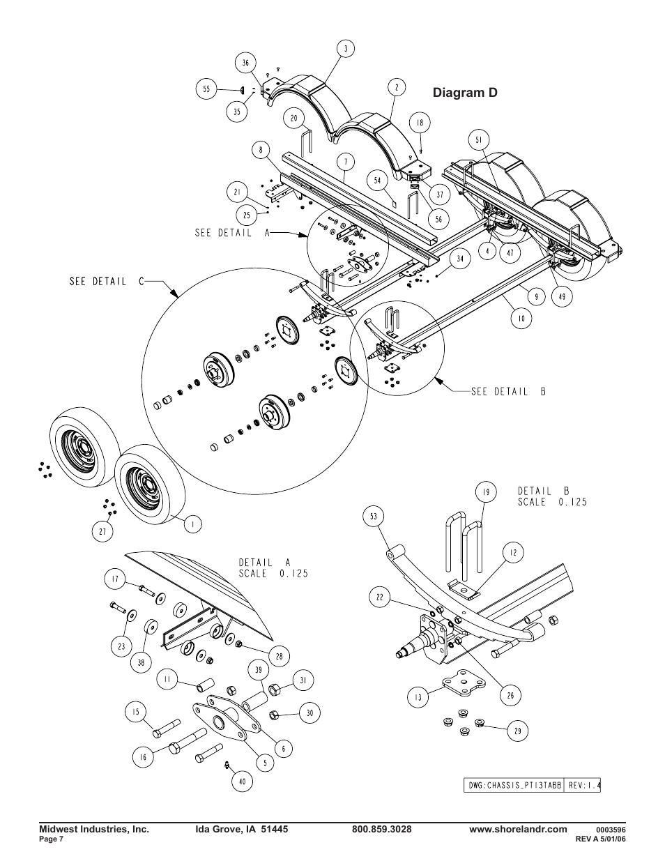 Diagram d | ShoreLand'r PT47TABBXL User Manual | Page 7 / 10