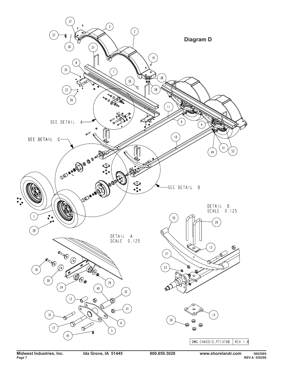 Diagram d | ShoreLand'r PT47TABXL User Manual | Page 7 / 10