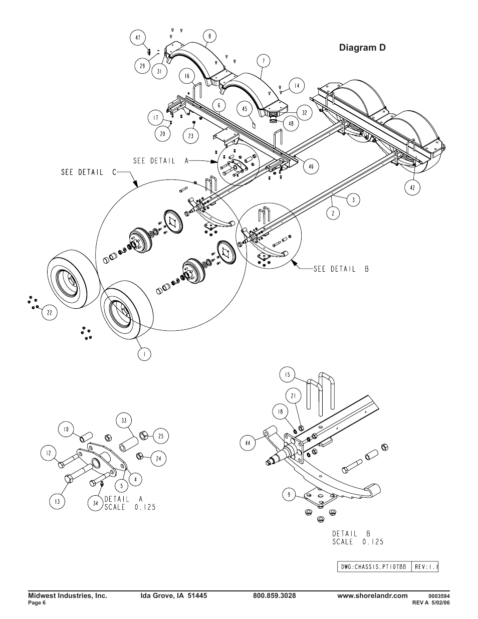Diagram d | ShoreLand'r PT47TBBL User Manual | Page 6 / 10