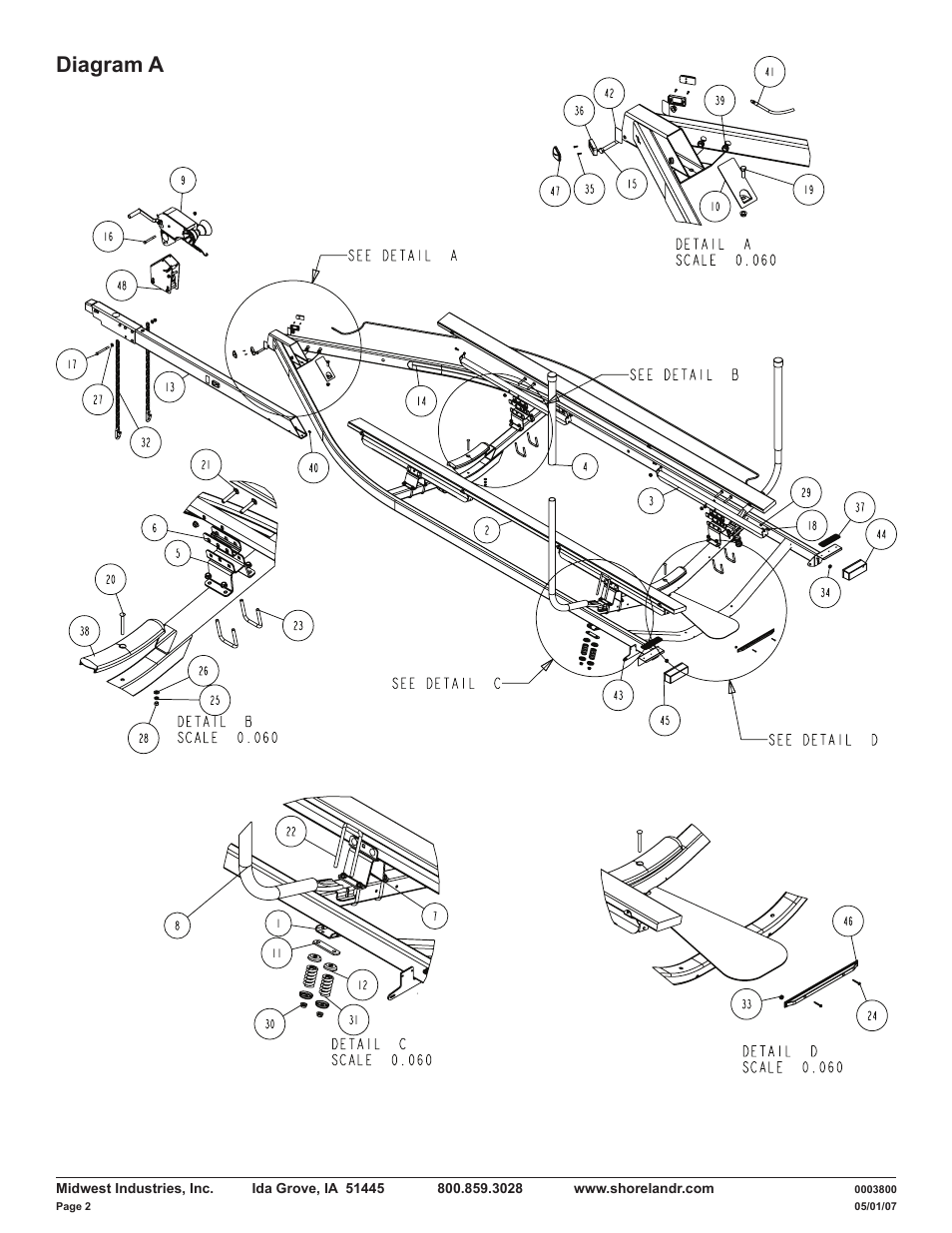 Diagram a | ShoreLand'r SLIB29B User Manual | Page 2 / 12