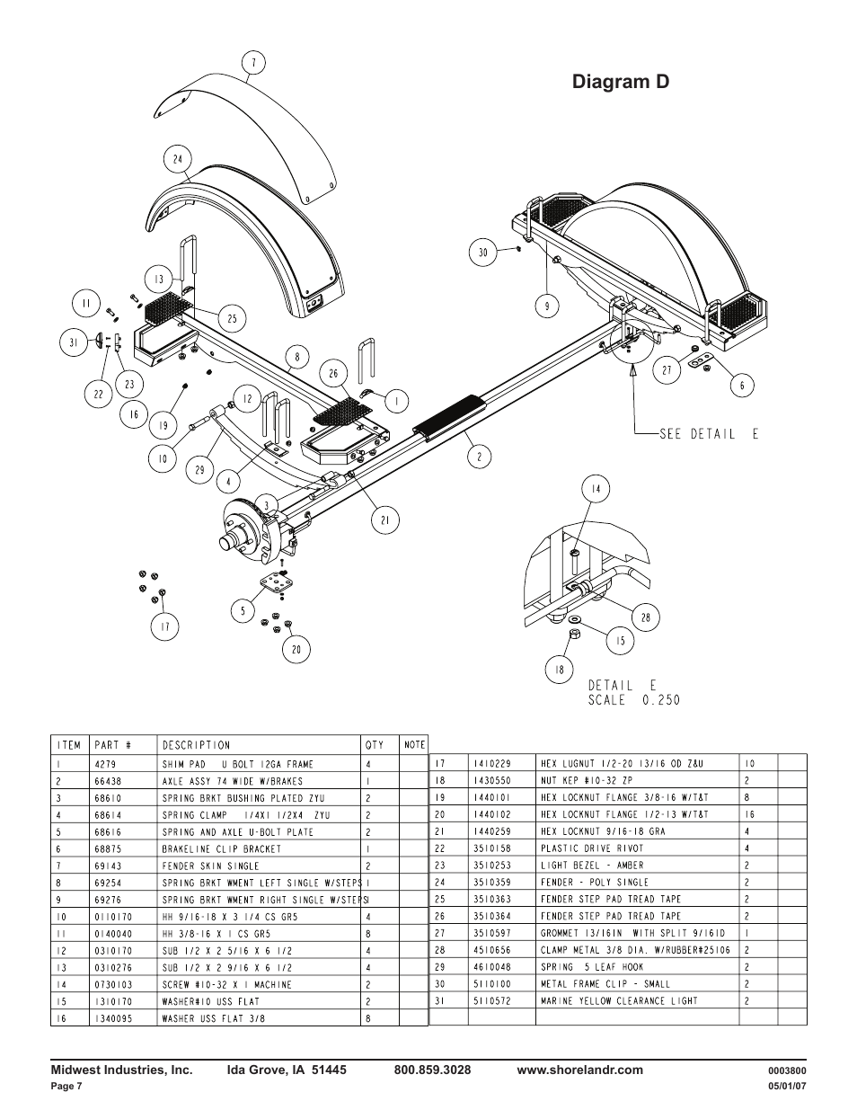 Diagram d | ShoreLand'r SLIB29B User Manual | Page 7 / 12