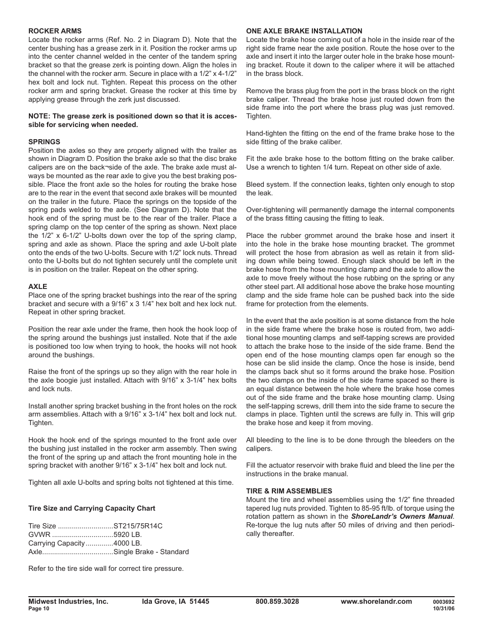 ShoreLand'r SLIB40TB-BB User Manual | Page 10 / 12