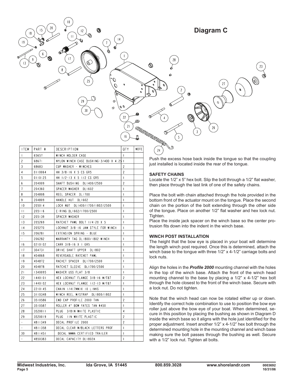 Diagram c | ShoreLand'r SLIB40TB-BB User Manual | Page 5 / 12