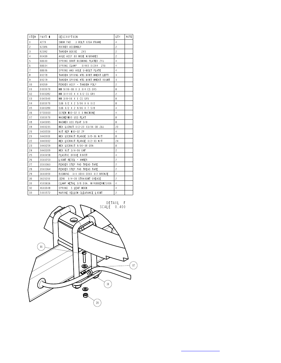 Springs, Axle | ShoreLand'r SLIB55TBBL User Manual | Page 8 / 14