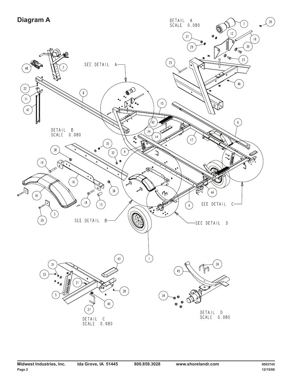 Diagram a | ShoreLand'r EUB14TM User Manual | Page 2 / 8