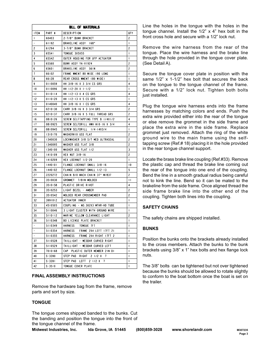 ShoreLand'r BJVBLW User Manual | Page 3 / 8