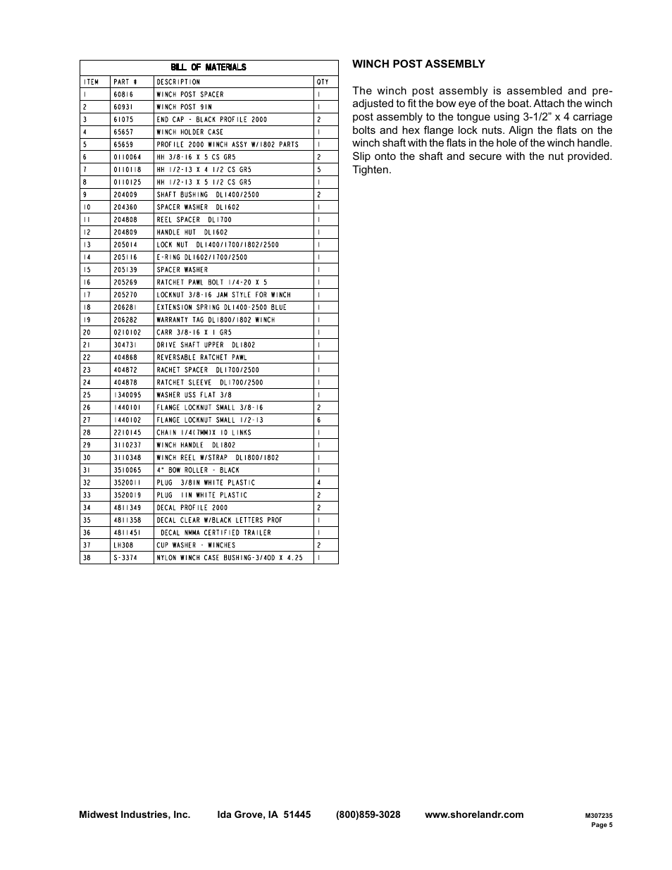 ShoreLand'r BJVBLW User Manual | Page 5 / 8