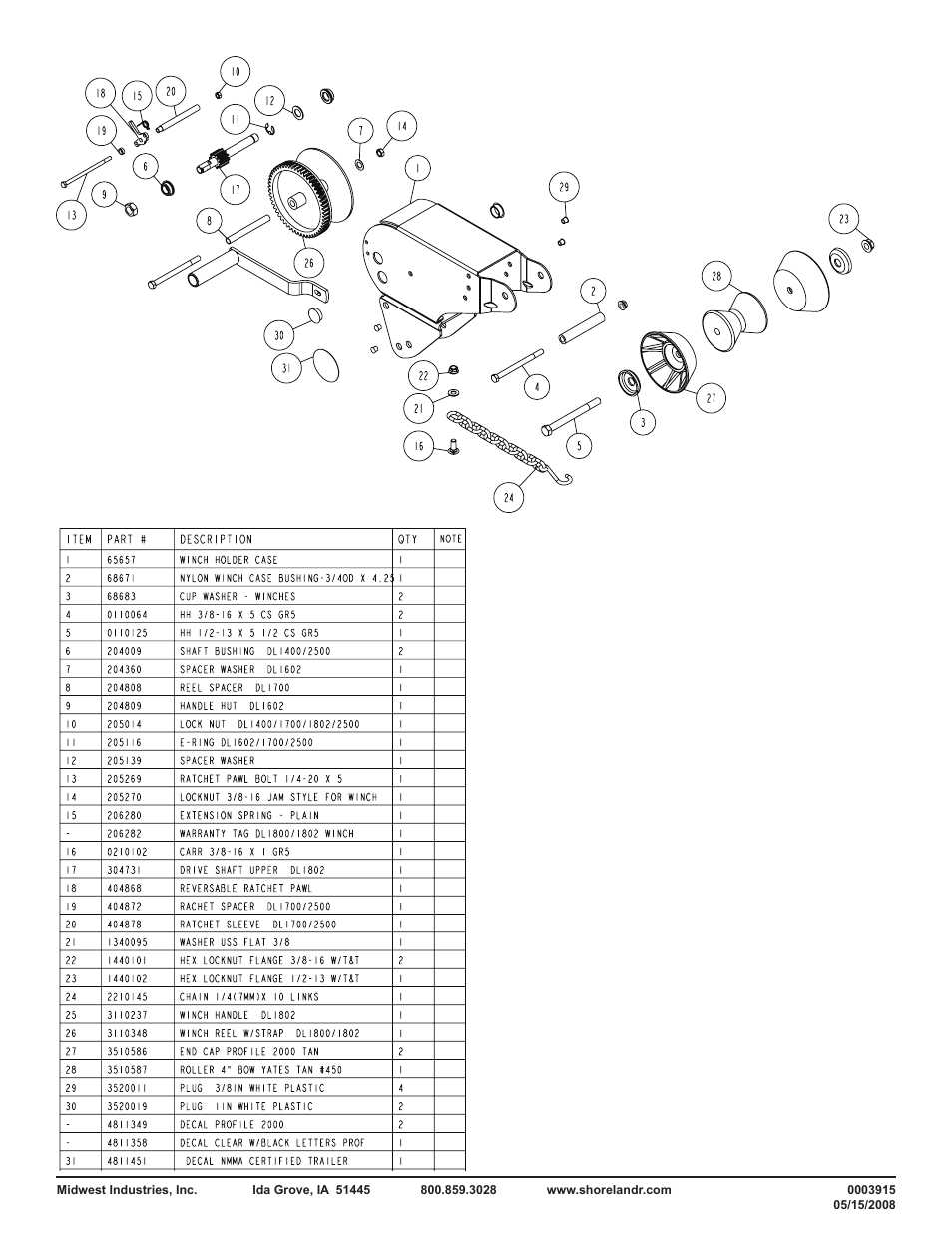 ShoreLand'r BRB40TBLW V.2 User Manual | Page 7 / 10