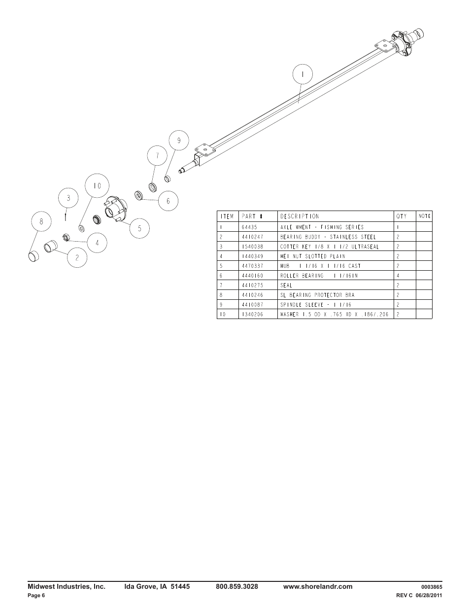 ShoreLand'r CRB14TM V.3 User Manual | Page 6 / 6