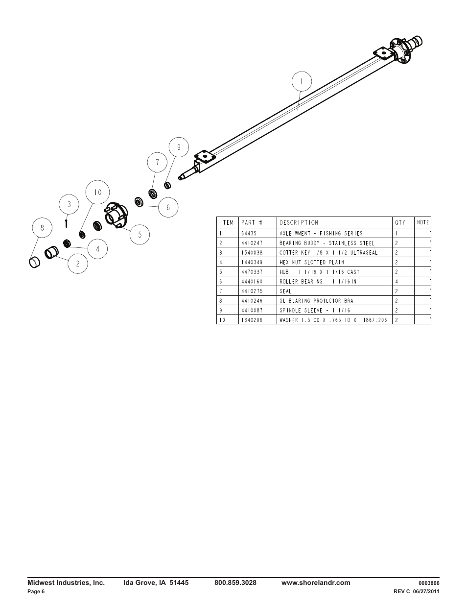 ShoreLand'r CRB14TS V.1 User Manual | Page 6 / 6