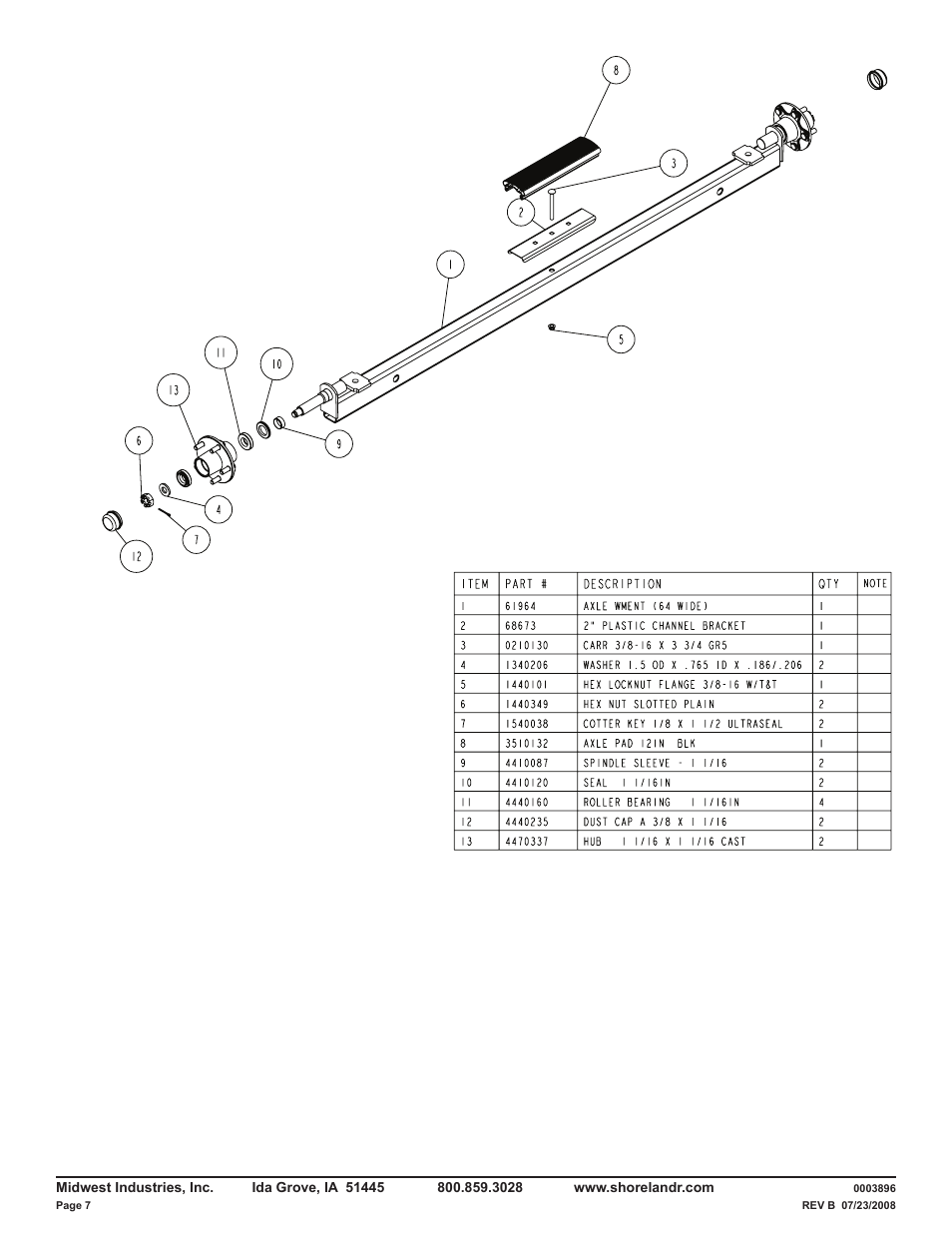 ShoreLand'r CRB18XLN V.2 User Manual | Page 7 / 8