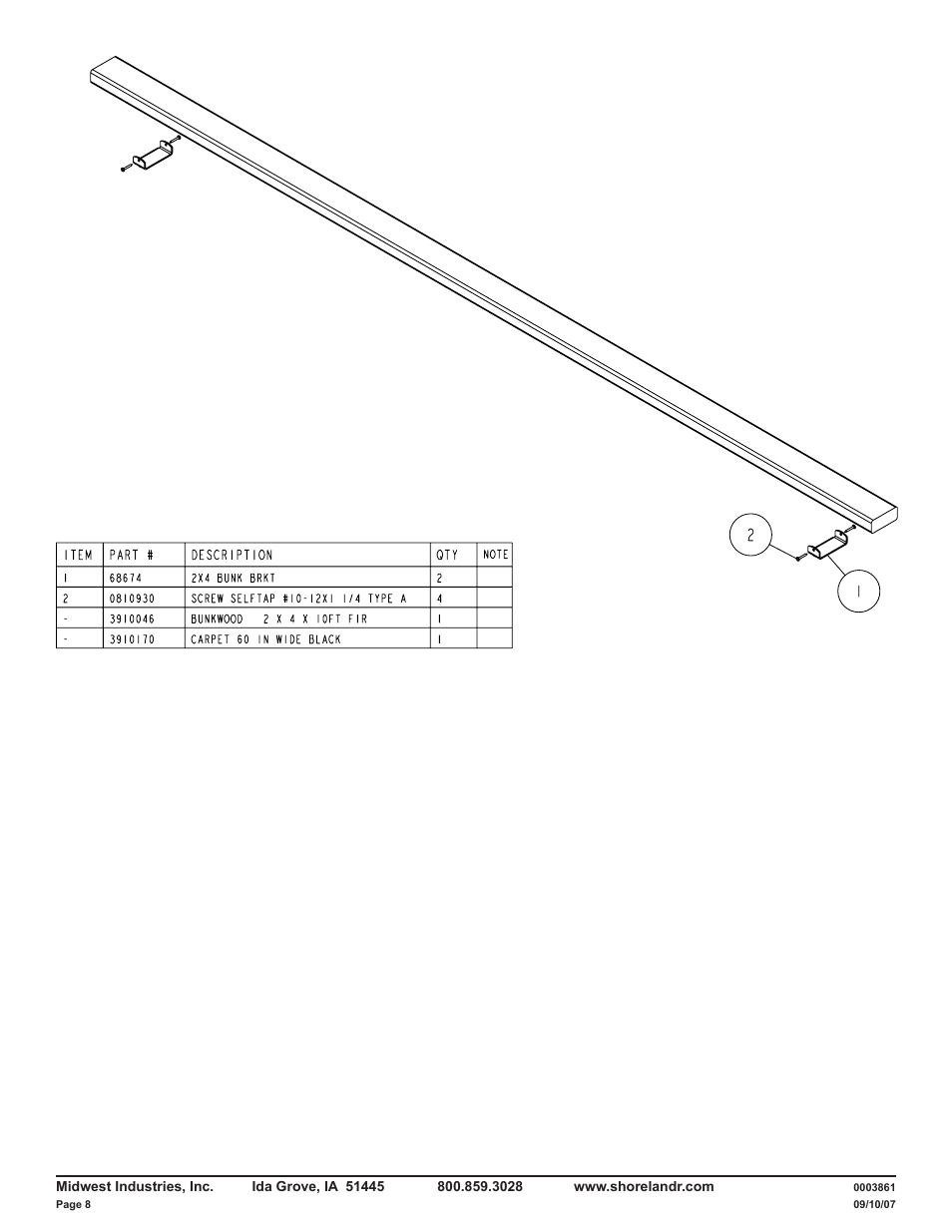 ShoreLand'r CRB22L User Manual | Page 8 / 8