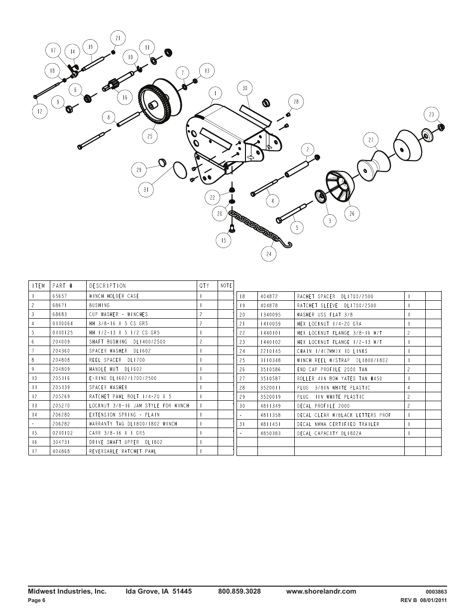 ShoreLand'r CRB2314XXL User Manual | Page 6 / 9