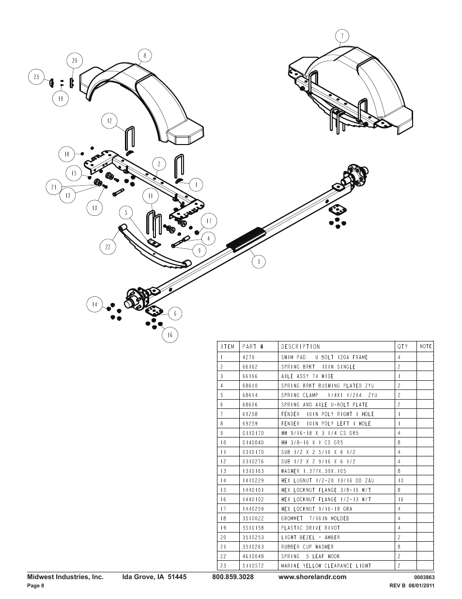 ShoreLand'r CRB2314XXL User Manual | Page 8 / 9