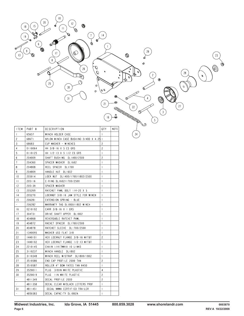 ShoreLand'r CRB30CBLW V.1 User Manual | Page 6 / 10